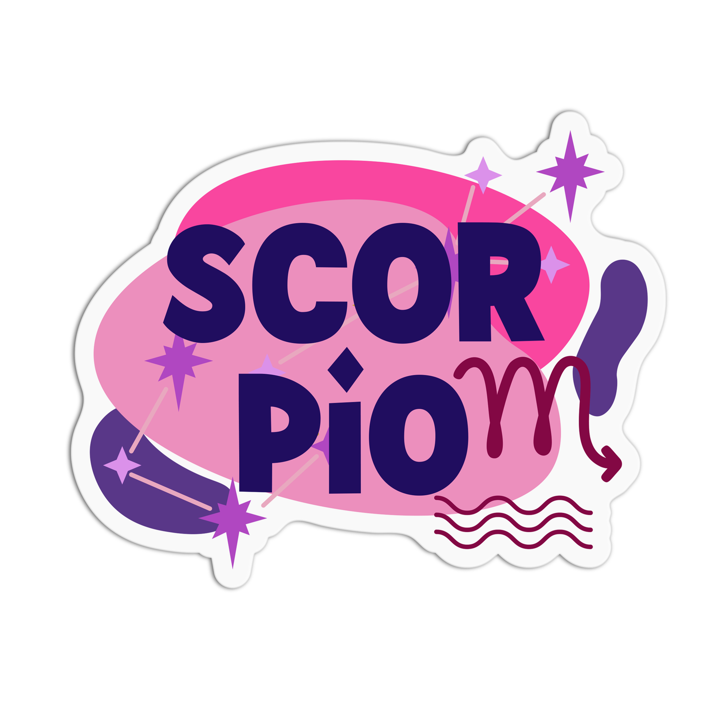 Stellar Scorpio Zodiac Sign Stickers