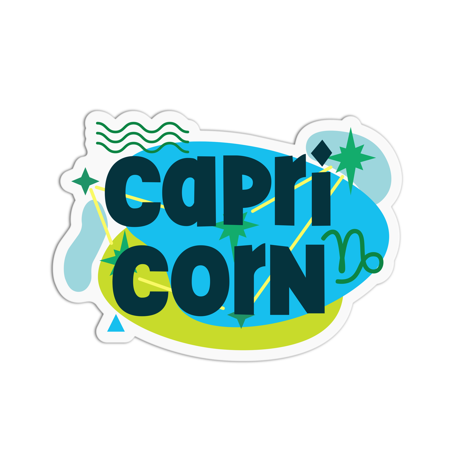 Capricorn Zodiac Sign Stickers