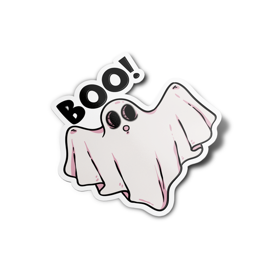 Boo Ghost Sticker