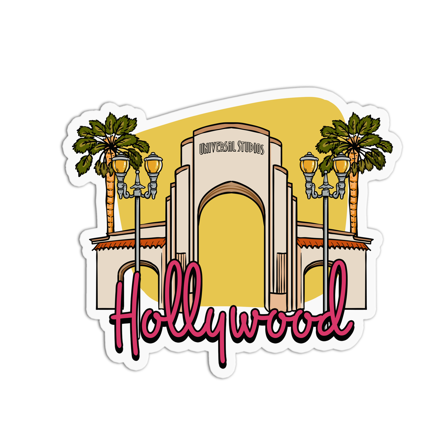 Hollywood Sticker