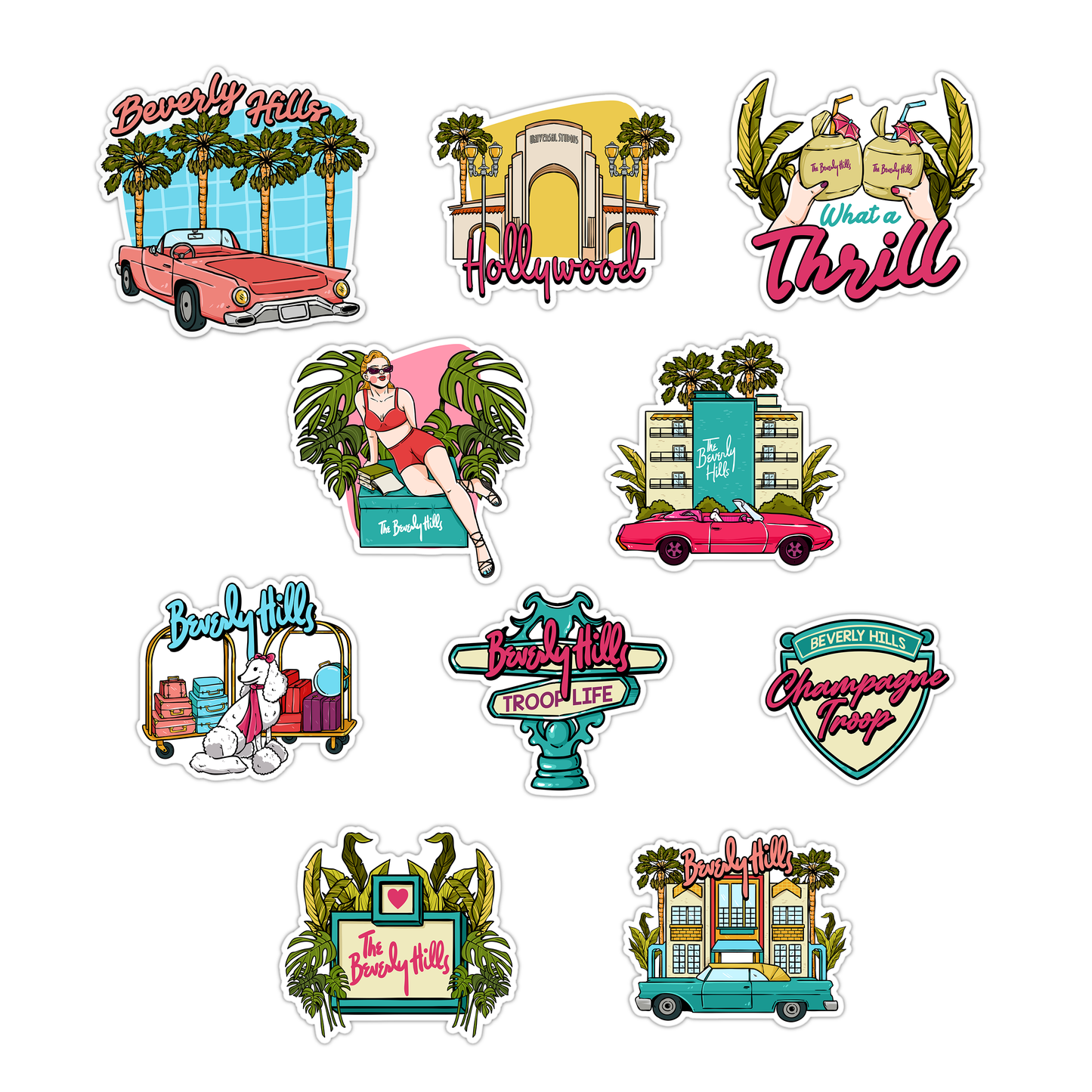 Beverly Hills Sticker Pack