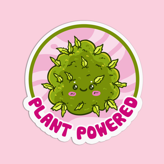 Plant powered Sticker