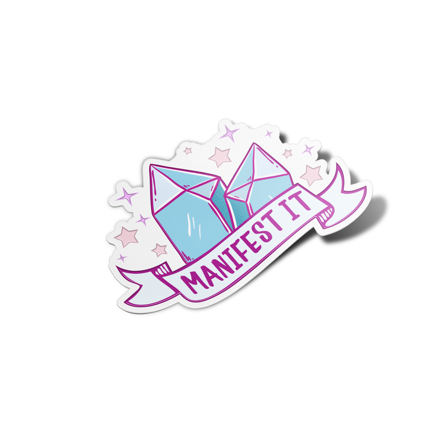 Manifest It Crystals Stickers