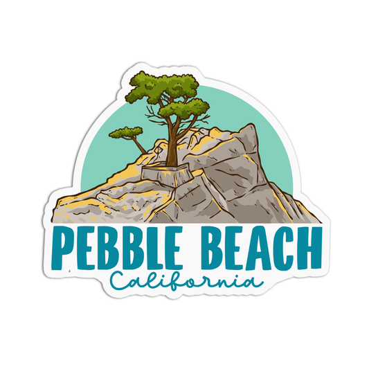 Pebble Beach California Sticker