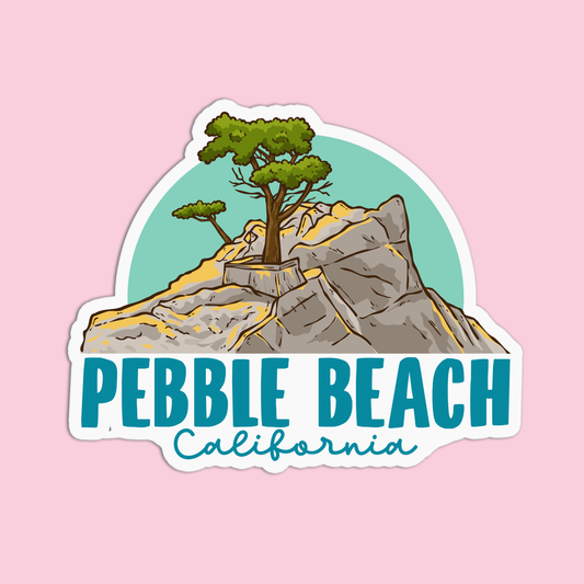 Pebble Beach California Sticker