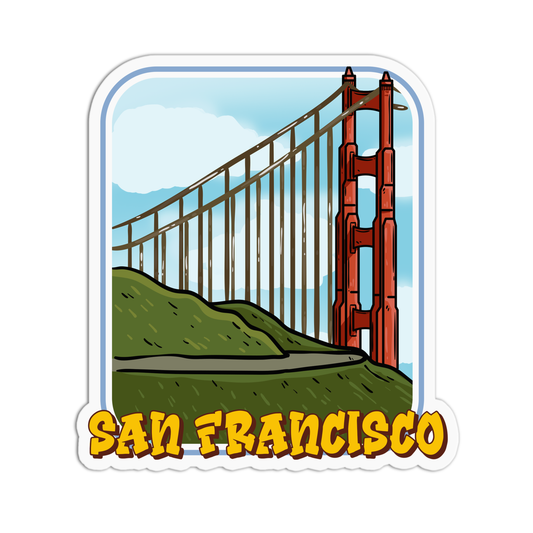 San Francisco California Sticker