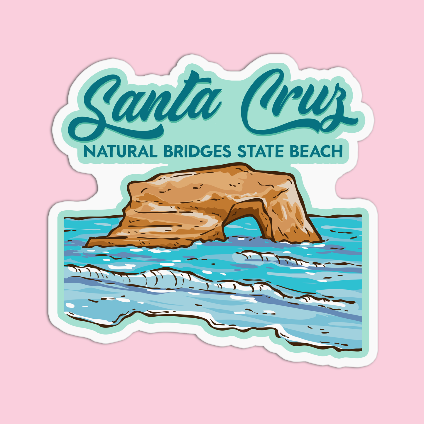Santa Cruz California Sticker