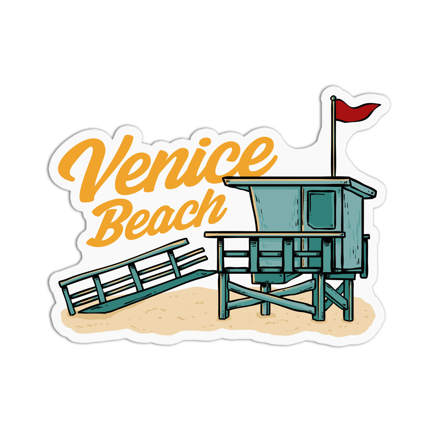 Venice Beach California Sticker