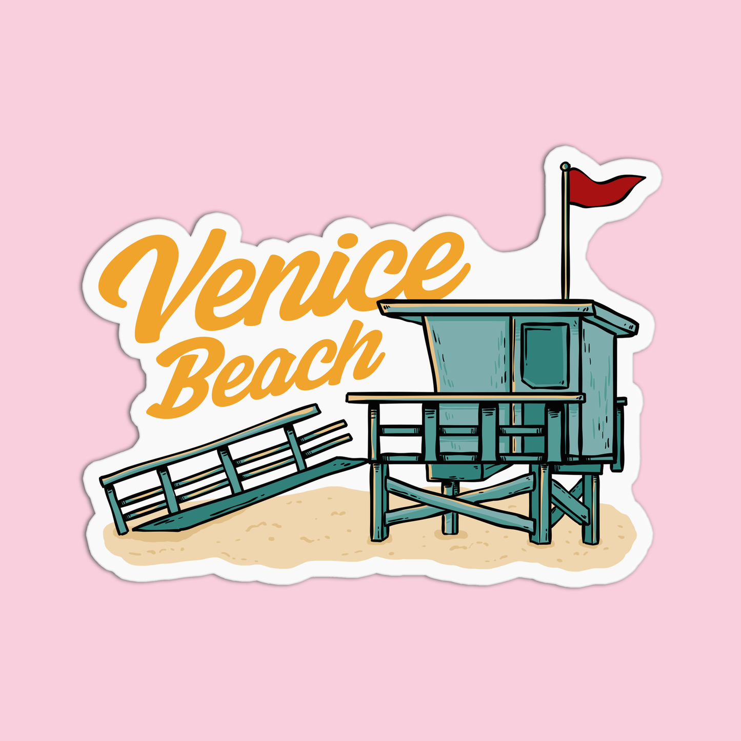 Venice Beach California Sticker