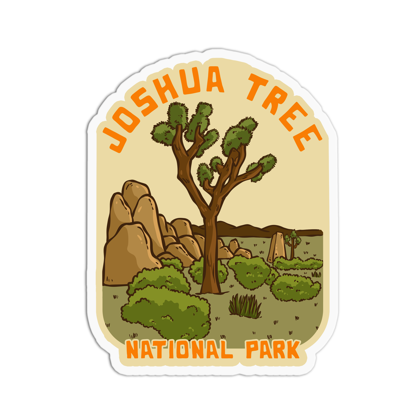 Joshua Tree National Park California Sticker