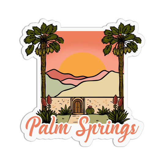 Palm Springs California Sticker