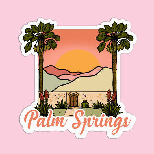 Palm Springs California Sticker
