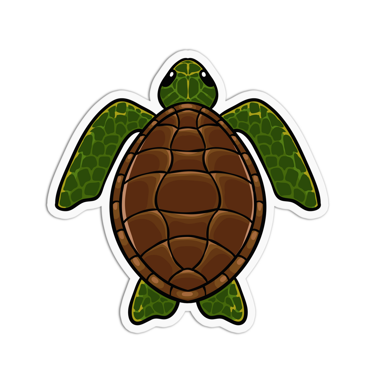 Turtle Guam Sticker