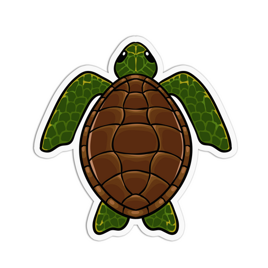 Turtle Guam Sticker