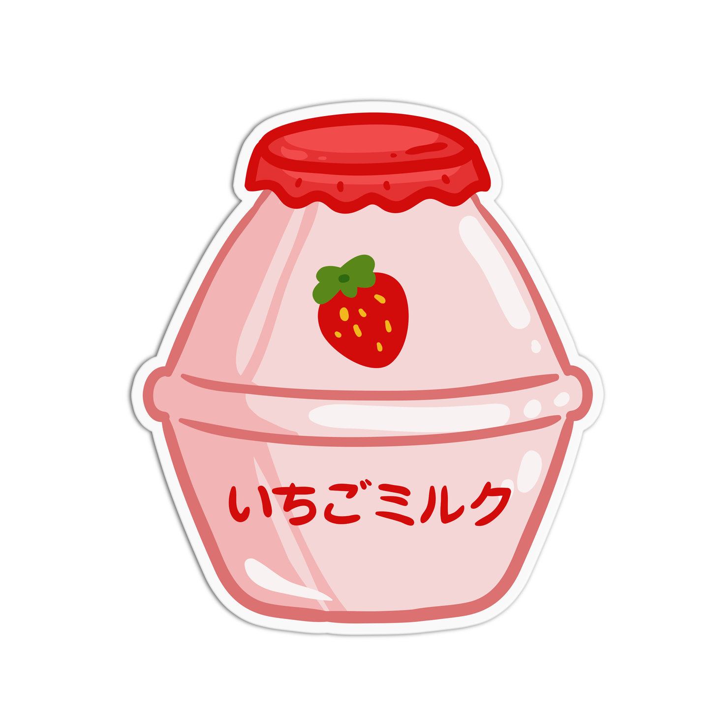 Strawberry Milk Cute Sticker