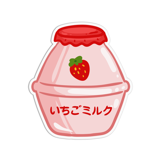 Strawberry Milk Cute Sticker