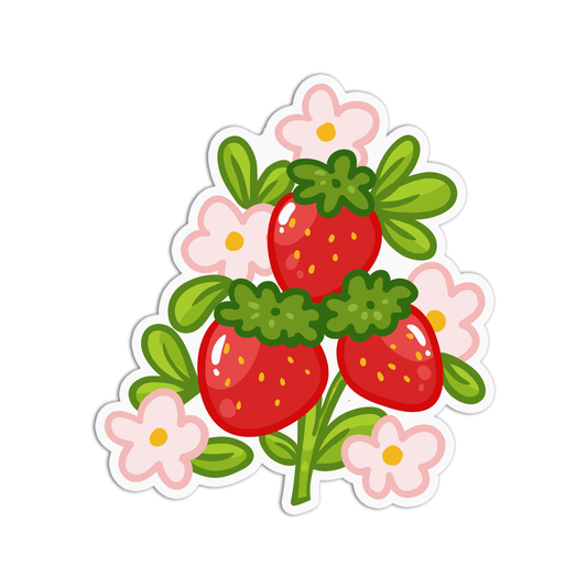 Strawberry Cute Sticker