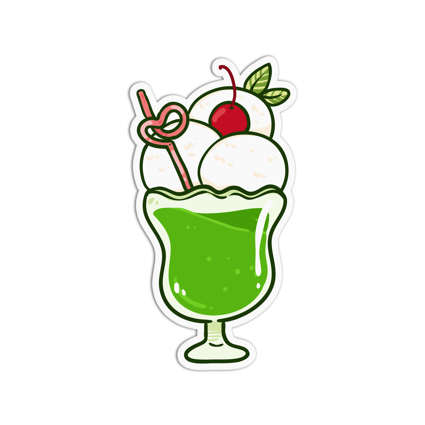 Milkshake Cute Sticker