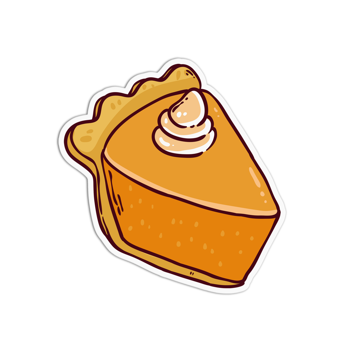 Egg pie Cute Sticker