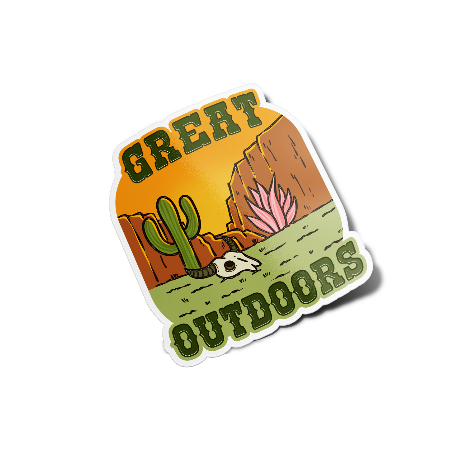 Great Outdoors Nature Sticker