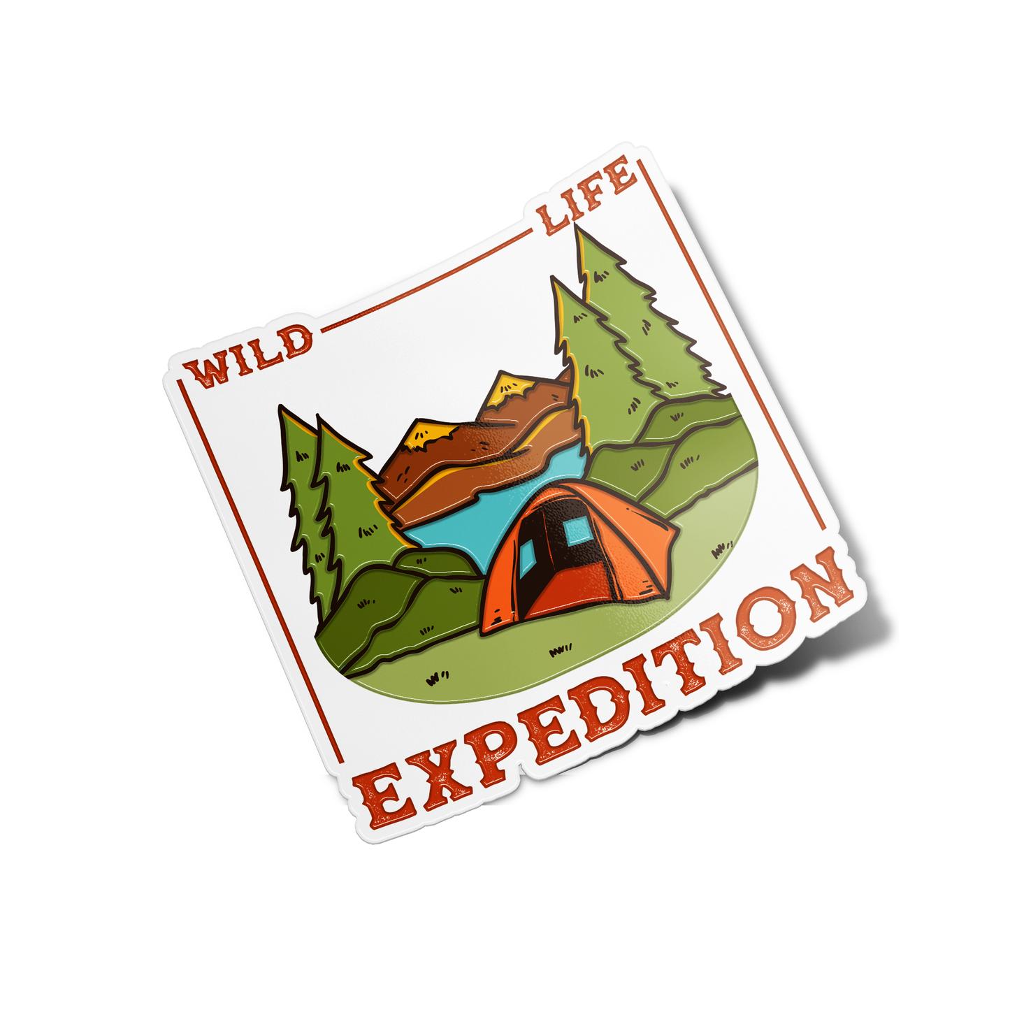 Wild Life Expedition Nature Sticker