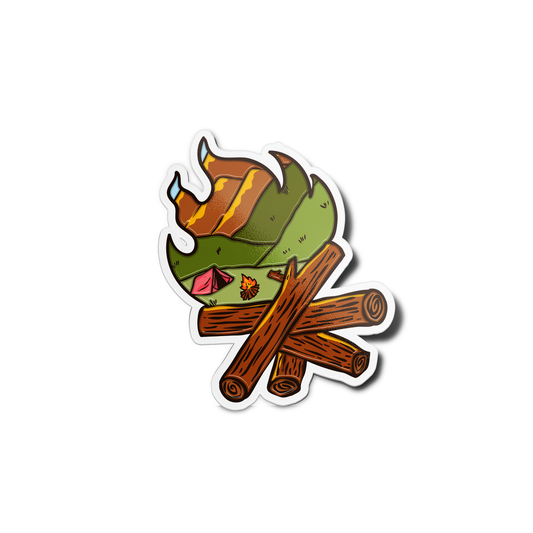 Campfire Nature Sticker