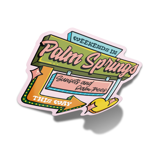 Palm Springs Sticker