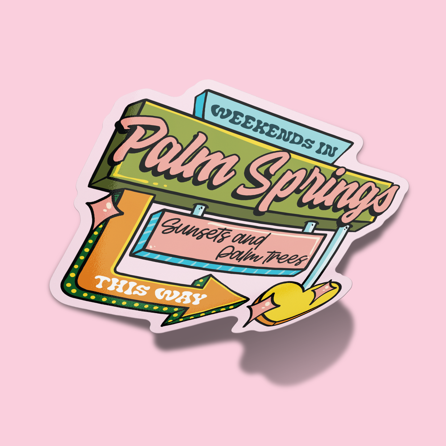 Palm Springs Sticker