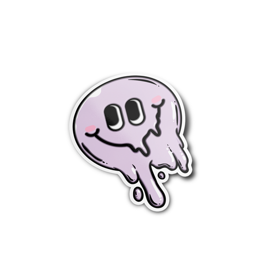 Melting Smiley Sticker
