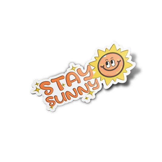 Stay sunny Smiley Sticker
