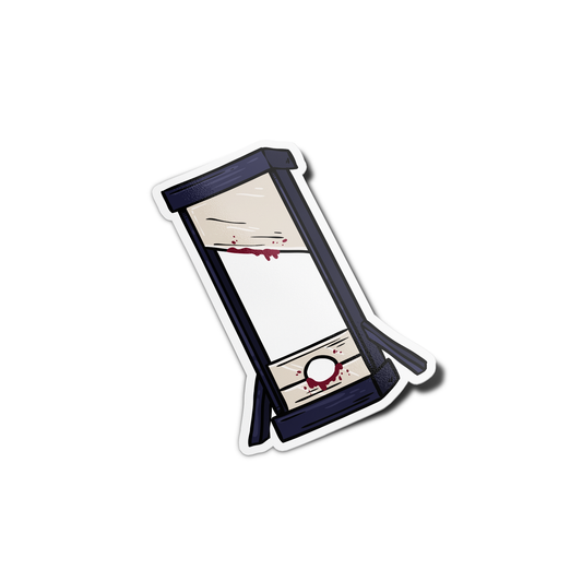 Guillotine Wednesday Sticker