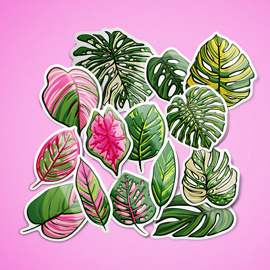 Plant Leaf Sticker Pack