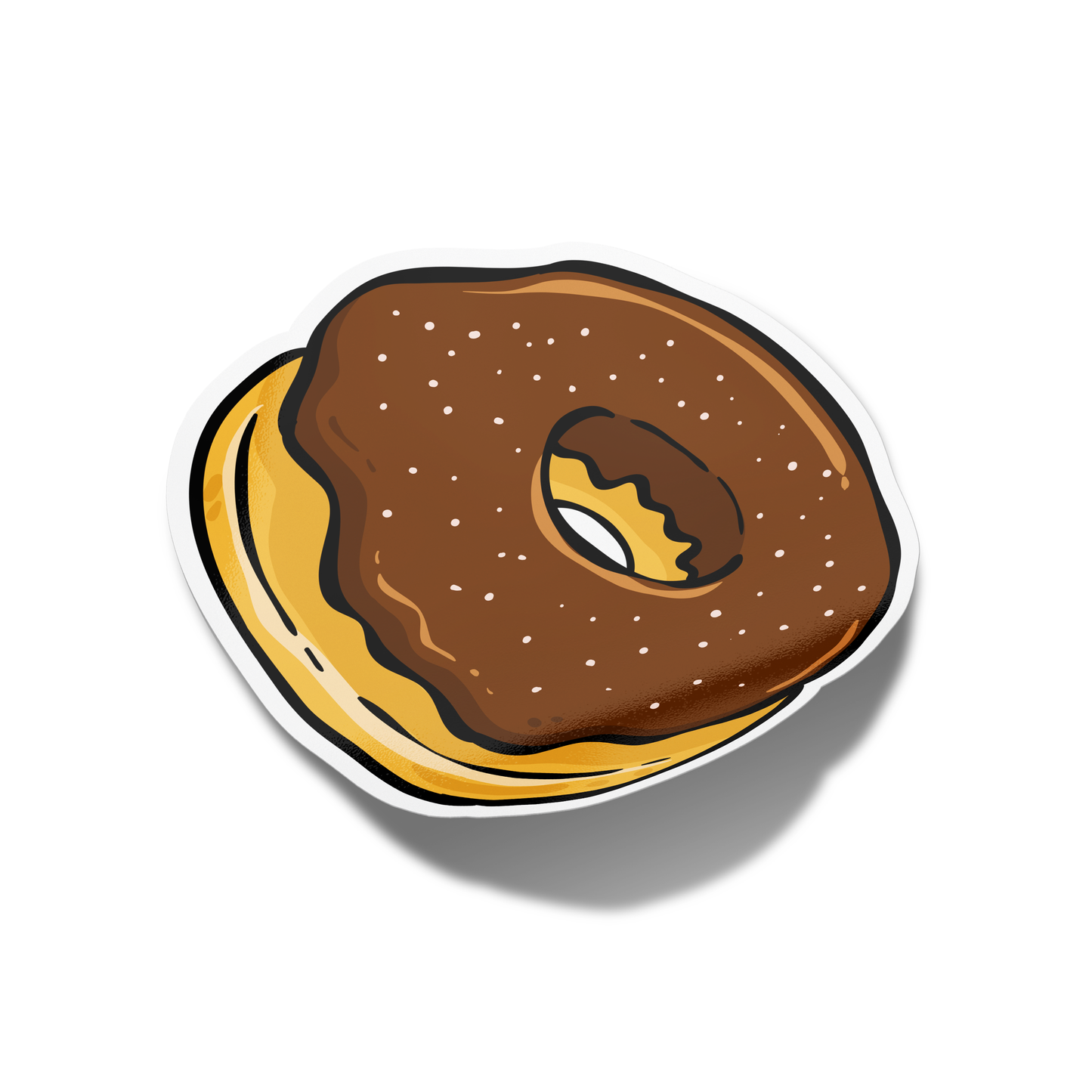 Chocolate Donut Sticker