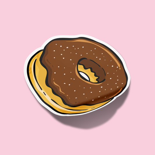 Chocolate Donut Sticker