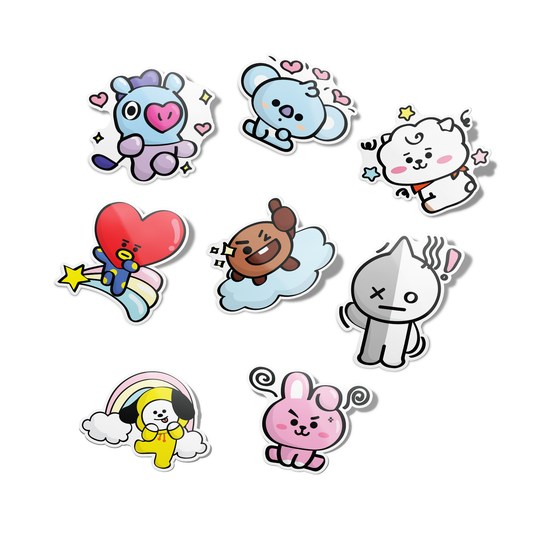 Cute BT21 Sticker Pack