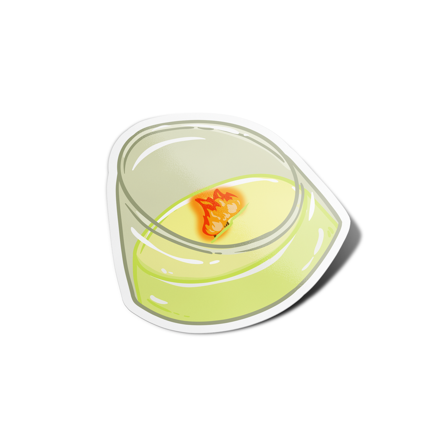 Candle and Crystal Sticker