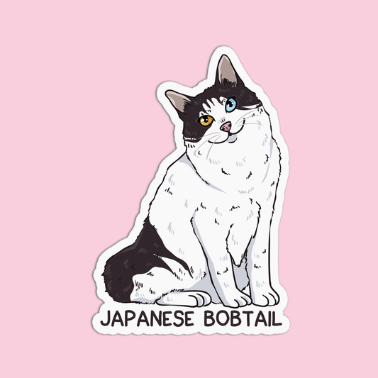 Japanese Bobtail Cat Sticker