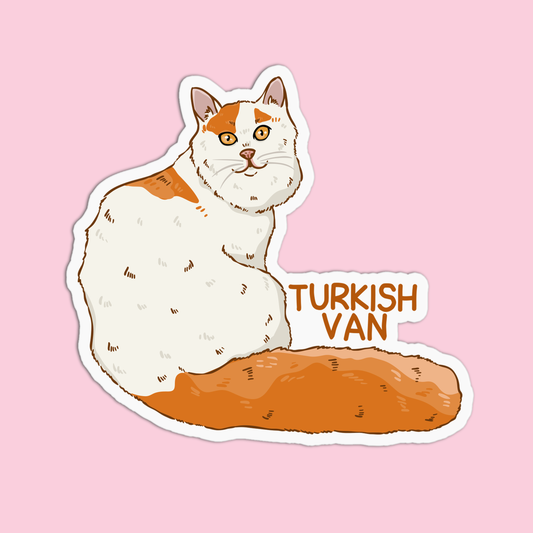 Turkish Van Cat Sticker