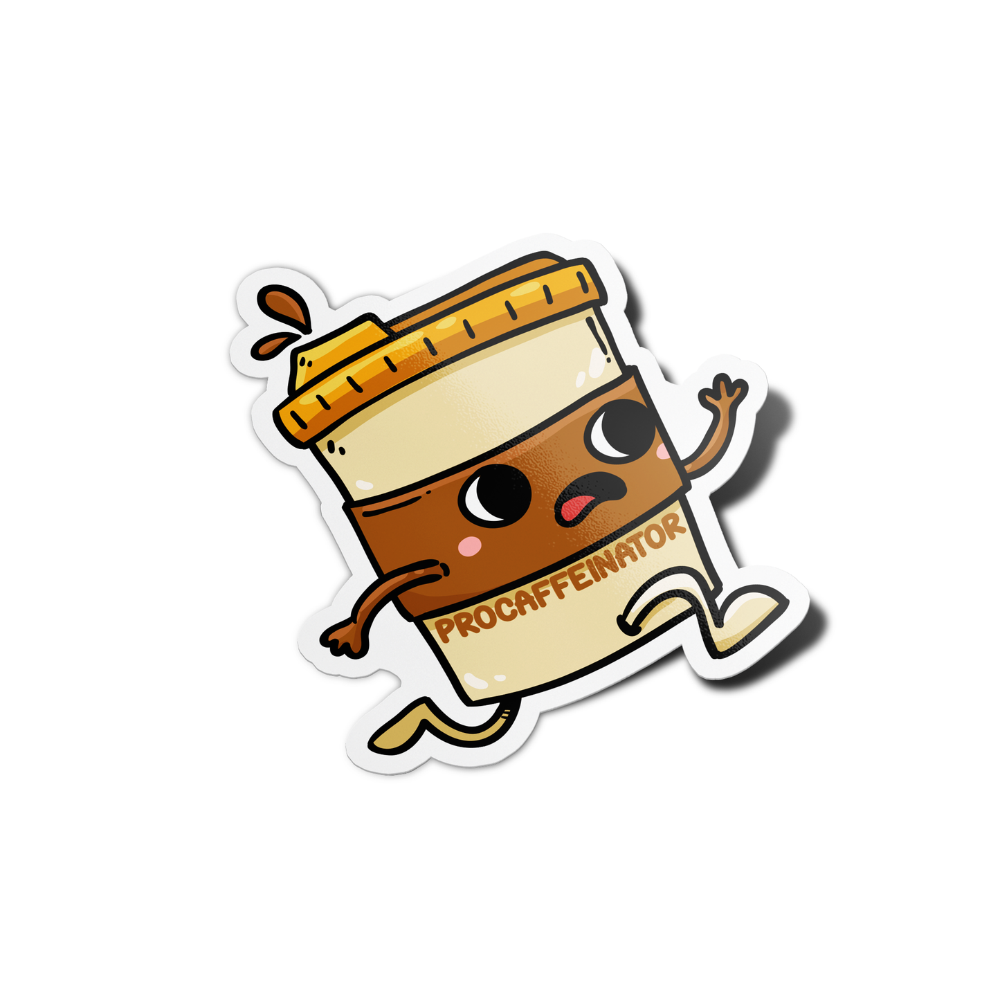 Procaffeinator Coffee Sticker