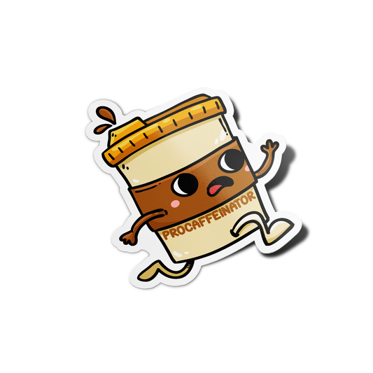 Procaffeinator Coffee Sticker