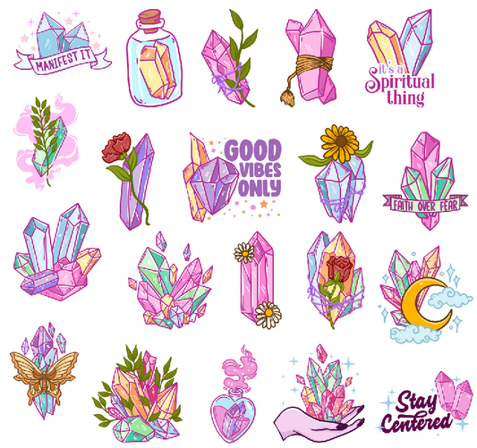Assorted Crystal Stickers