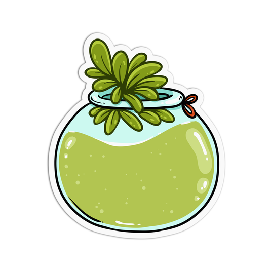 Plant In A Bowl Plant Sticker