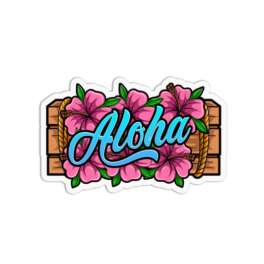 Aloha Hawaii Stickers