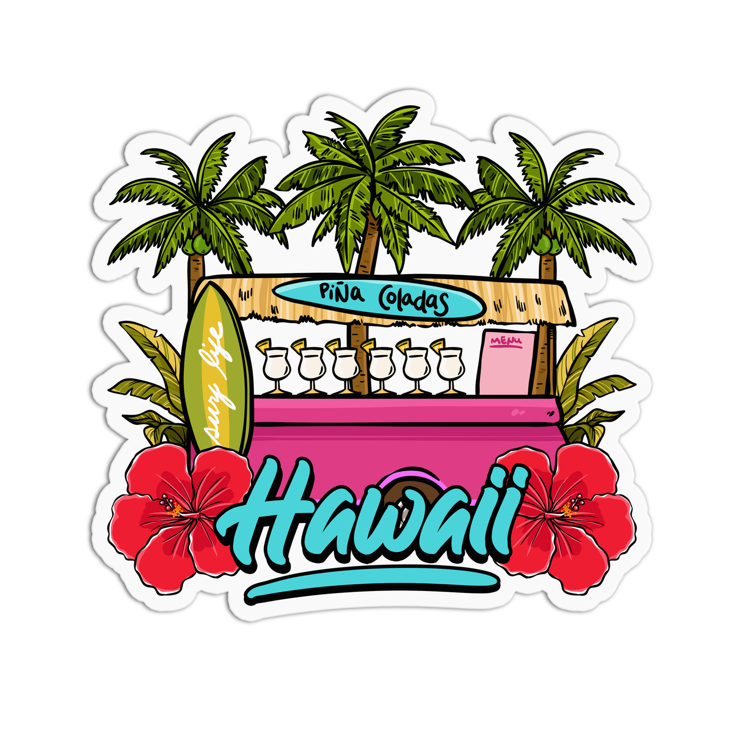 Hawaii Stickers