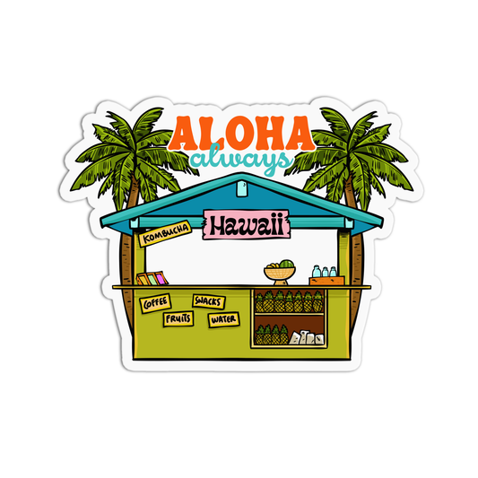 Aloha Always Hawaii Stickers