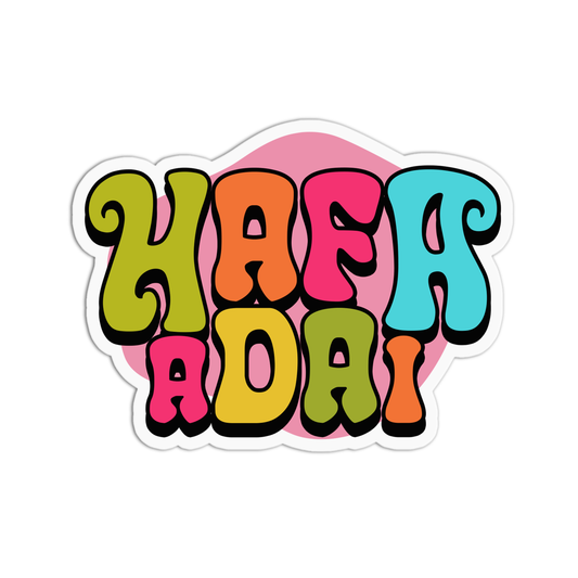Hafa Adai Hawaii Stickers