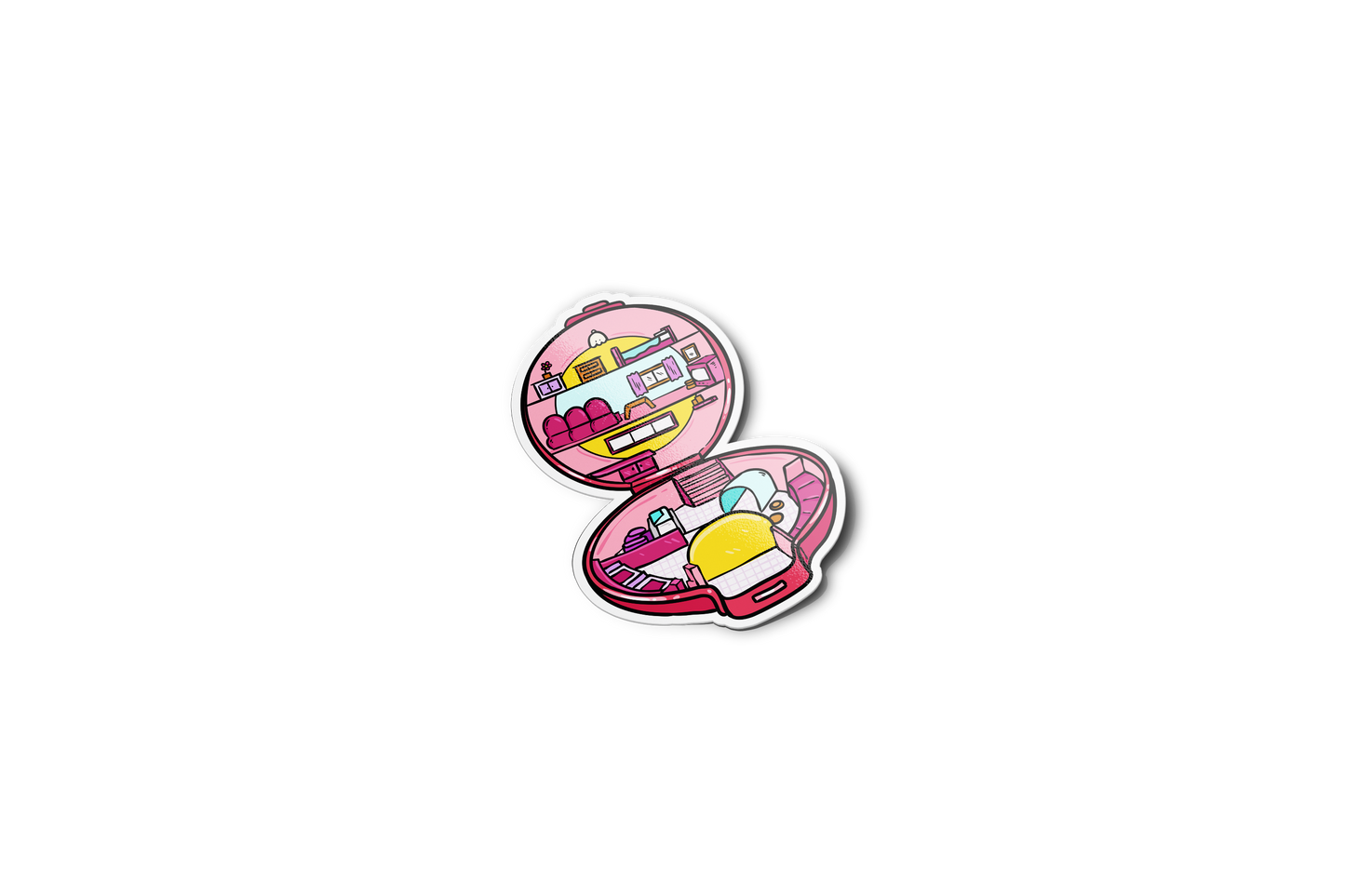 Poly Pocket 90's Sticker
