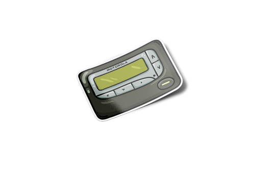 Beeper 90's Sticker