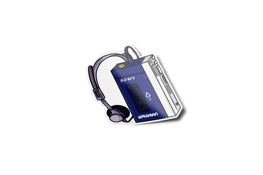 Walkman 90's Sticker