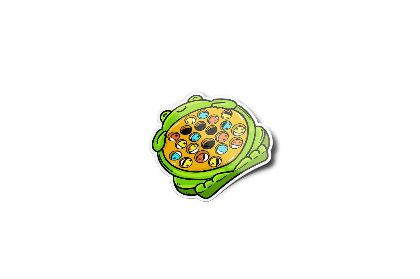 Let's go fishing toy 90's Sticker